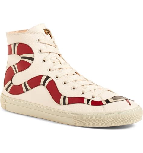 gucci womens snake shoes|gucci snake high top sneakers.